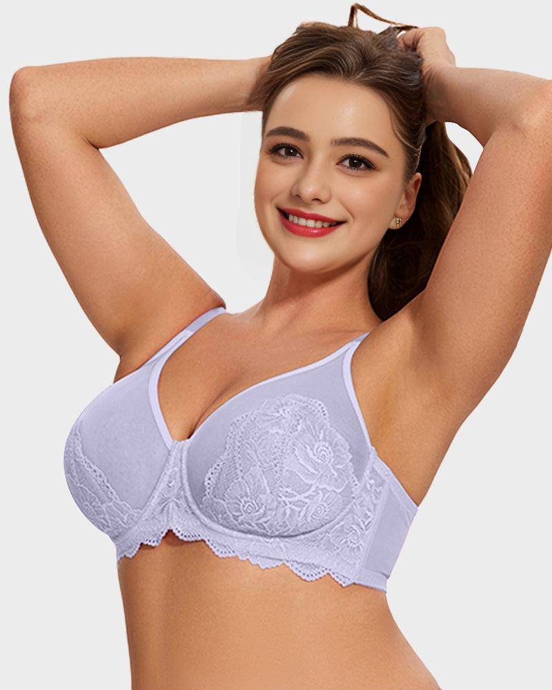 Full Coverage Lace Minimizer Bra