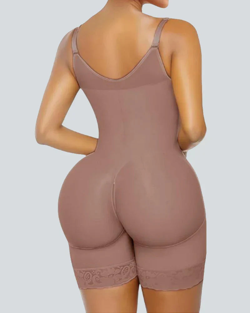 Tummy Control Butt Lifter Shaper with Zipper Crotch Fajas Colombianas